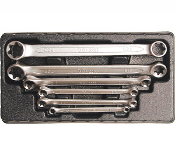 Trusa chei Torx E-Type 6.buc, producator BGS-TECHNIC-Germany  (B 2268)